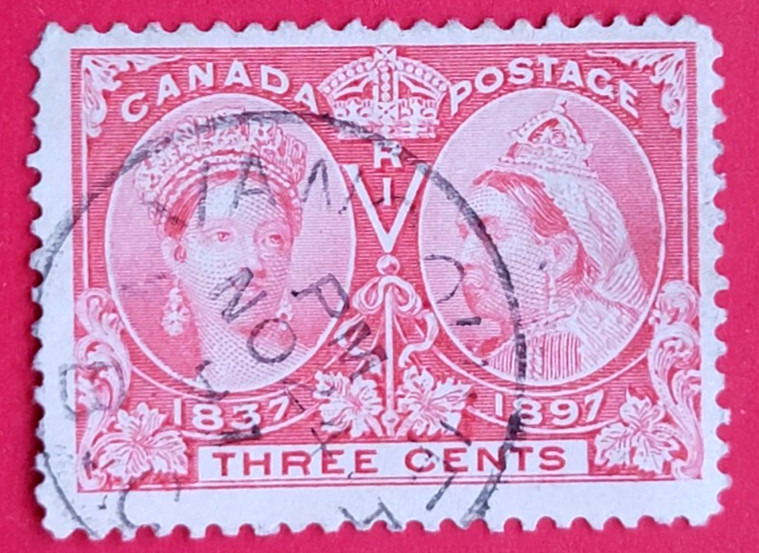 Canada Stamp 53 "Diamond Jubilee" Used