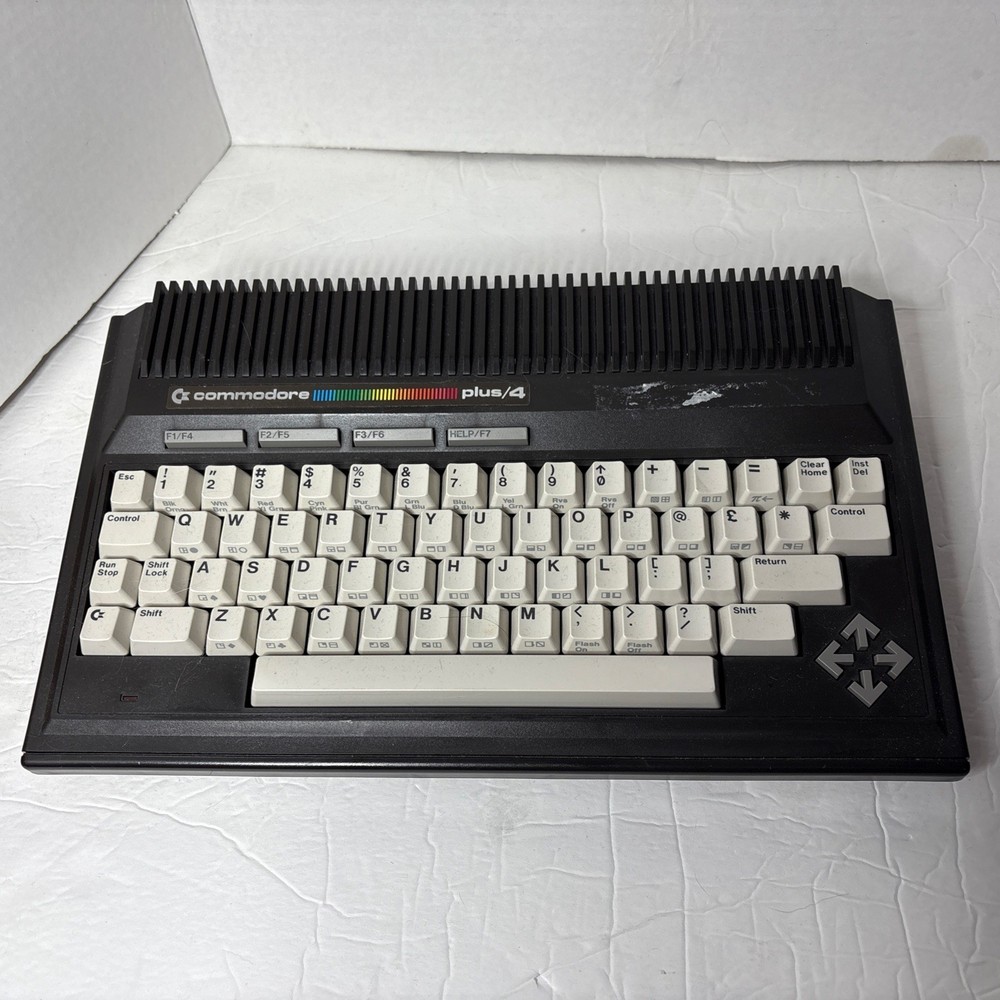 Commodore Plus 4 with original power supply. Read description!