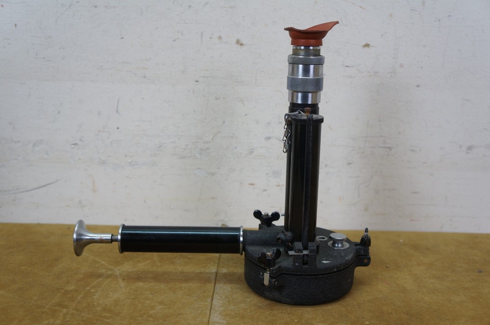 1940s Bauch & Lomb Optical Konimeter Dust Counter Microscope & Case