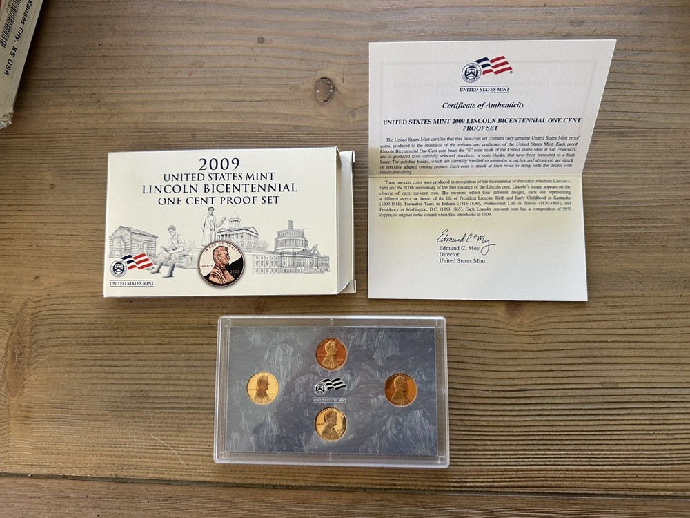 2009 US Mint, Lincoln Bicentennial One Cent Proof Set