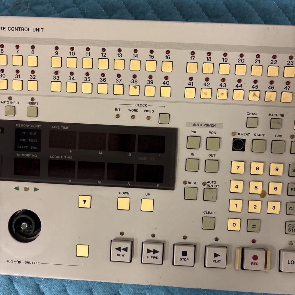 Tascam RC-848 Remote Control Unit NO CABLES UNTESTED AS IS CONDITION UNKNOWN