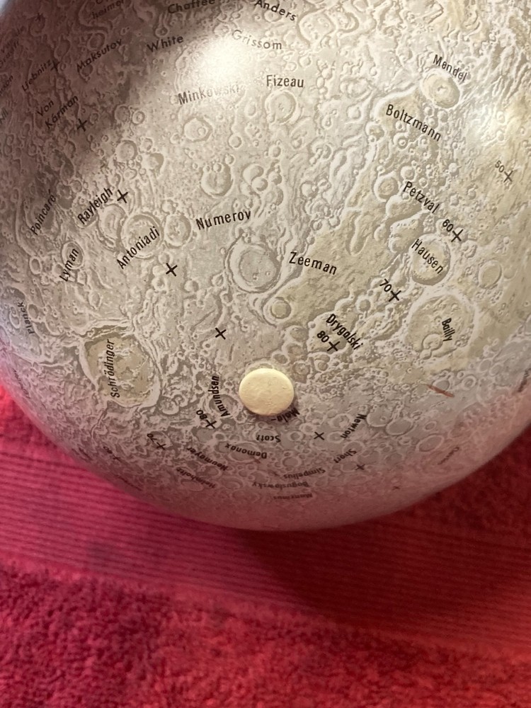 Vintage Replogle Moon Globe 6 inch