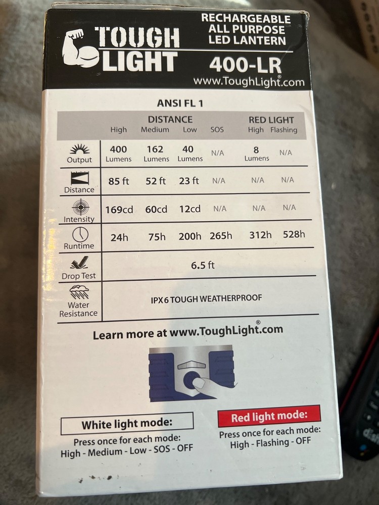 Tough Light Rechargeable LED Lantern