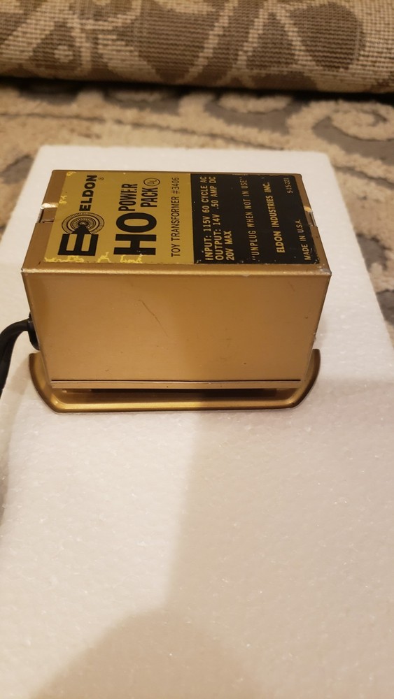 ELDON TRANSFORMER HO POWER PACK MODEL 3406 14 VOLT