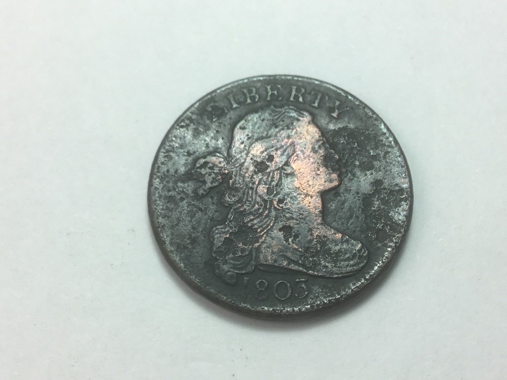 1803 Draped Bust Large Cent, Small Date, Large Fraction , S-260