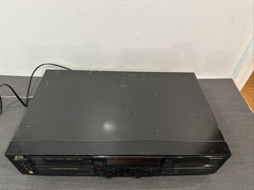 JVC TD-W660 Double Cassette Deck Quick Reverse Japan Made