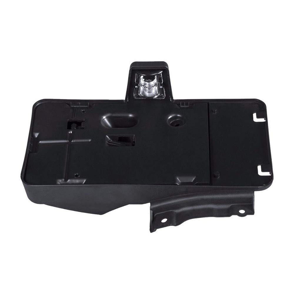 Black Rear License Plate Holder Frames Plastic Bracket with Light Compatible ...