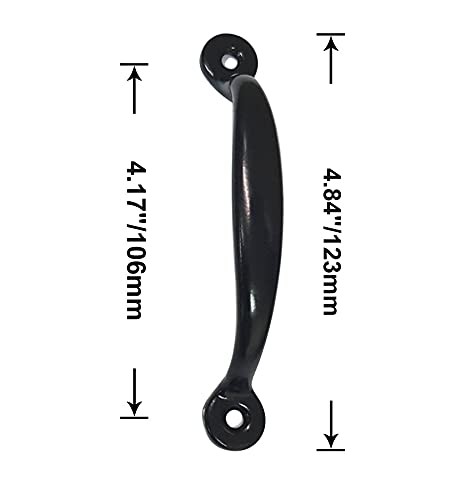 QCAA Steel Utility Grab Pull, Surface Mount for Screen Door, Drawer Access Pa...