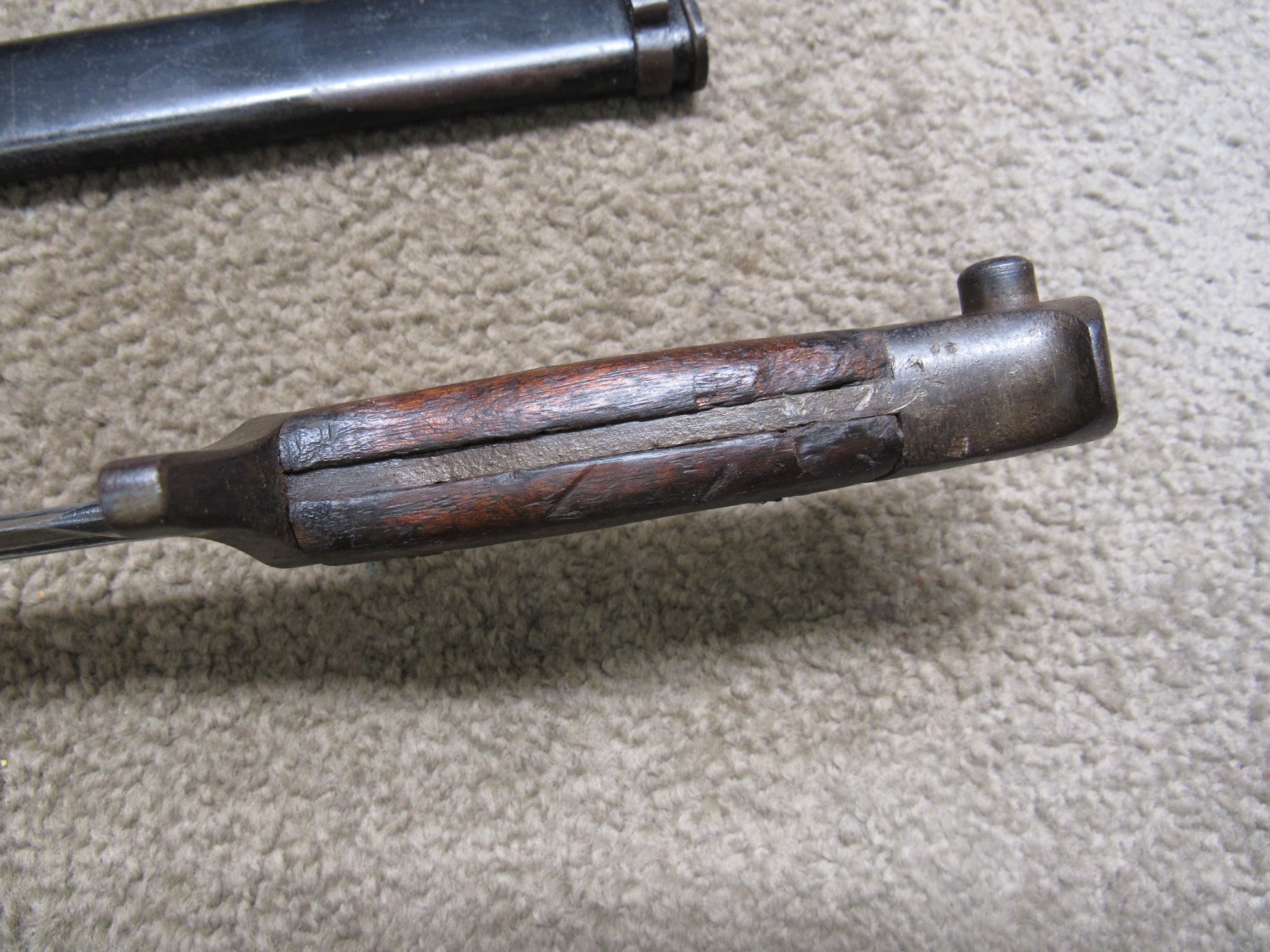 WW2 Japanese Type 30 Bayonet W/ Scabbard Toyoda Jido Shokki Seisakusho Arsenal