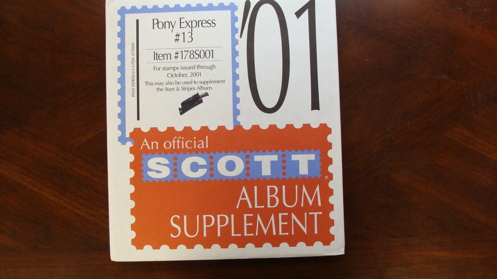 SCOTT PONY EXPRESS ALBUM SUPPLEMENT #13 2001