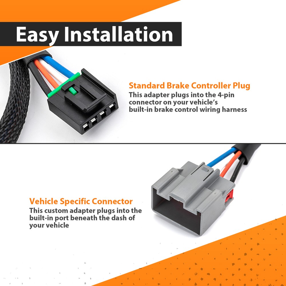 Trailer Brake Control Adapter Wiring For Ford E-150 / E-250 Econoline 2009-2014