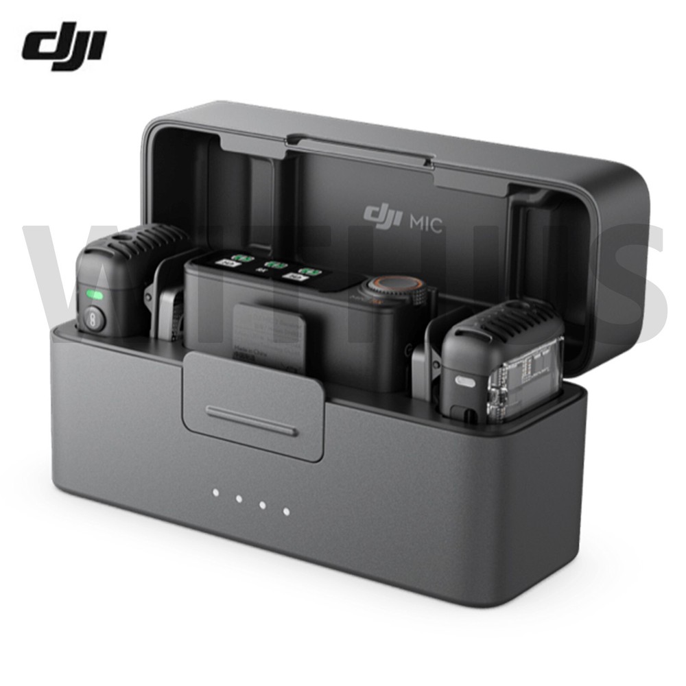 DJI Mic 2 (2TX+1RX+Charging Case) Wireless Lavalier Microphone Full Set - Fedex