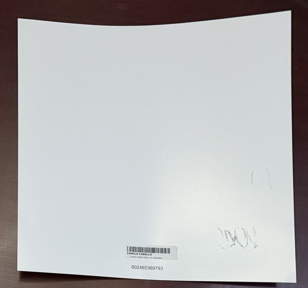 Camila Cabello Signed c xoxo litho