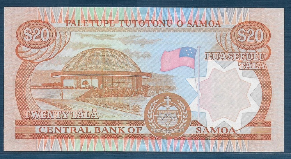 Western Samoa 20 Tala, 1985, P 28, UNC