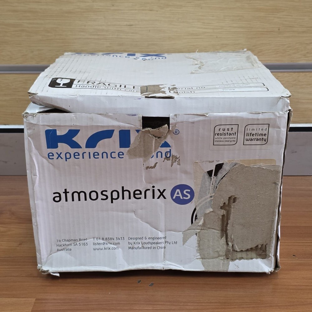 Krix Atmospherix AS20 In Ceiling Speaker with White Grille