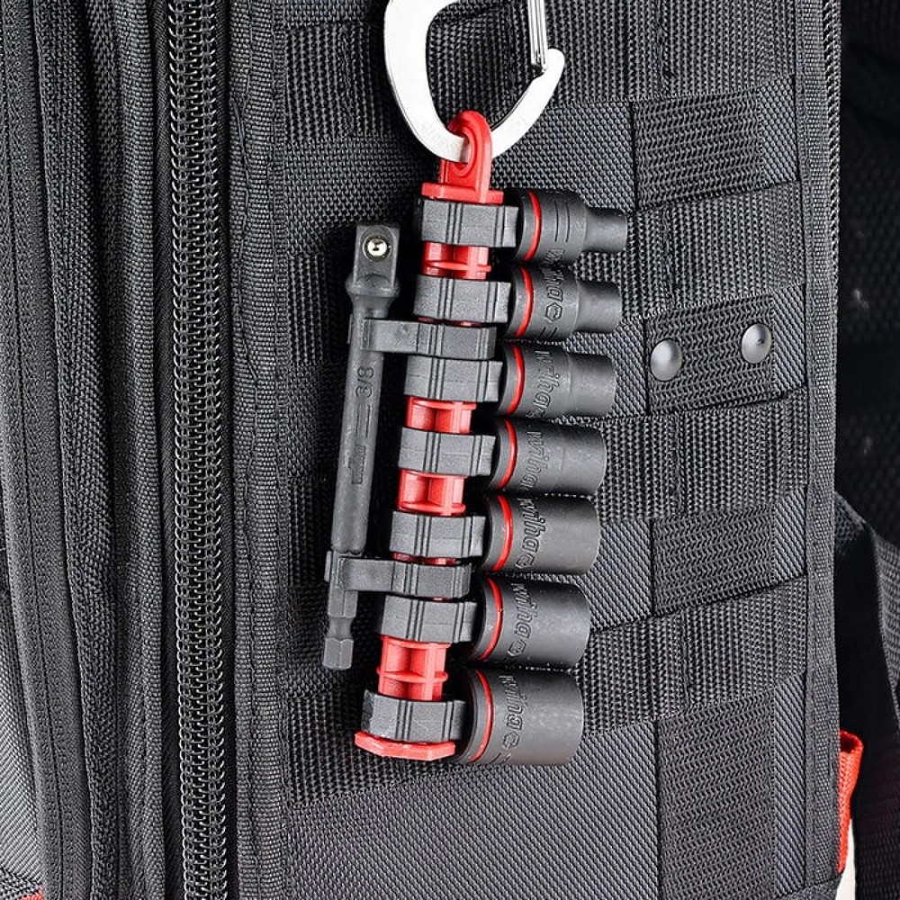 Wiha Tools 72093 SAE Impact Socket Set, 3/8" Drive, 8 Pc.