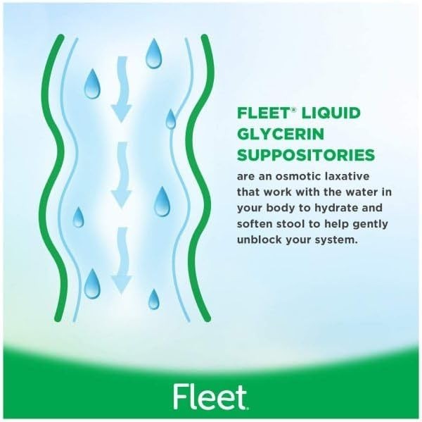 Unflavored Glycerin Suppositories (40 Count)