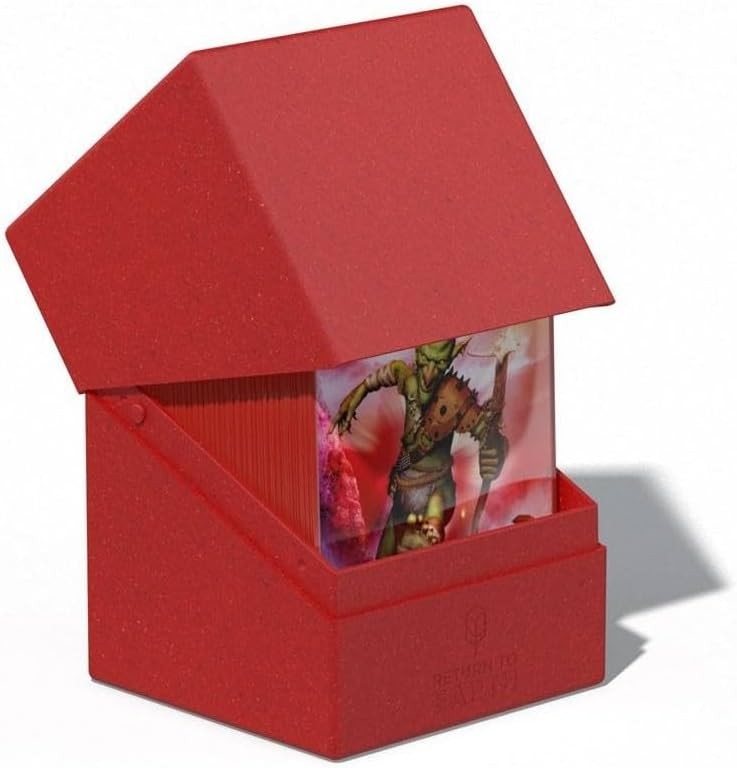 Ultimate Guard Return To Earth Boulder Deck Case 100+ Standard Size Red