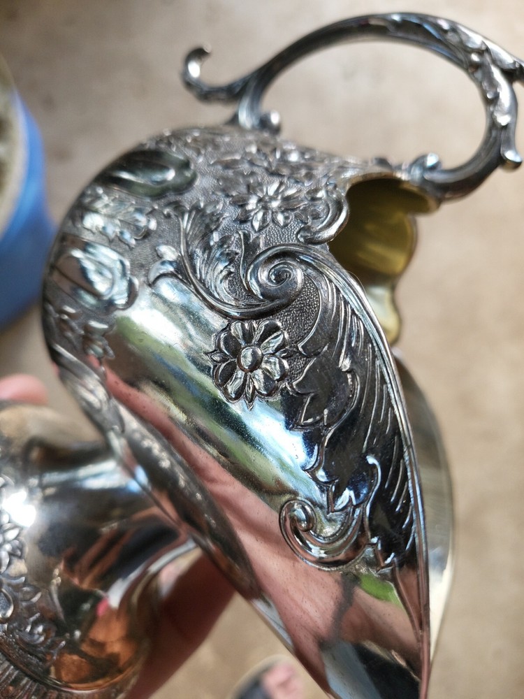Vintage Silver Plated Sugar Scuttle for Candy, Nuts, Sugar or salt