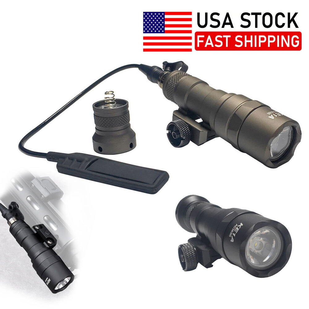 For M300B Tactical Weapon Light LED with Remote Pressure Switch Controller US