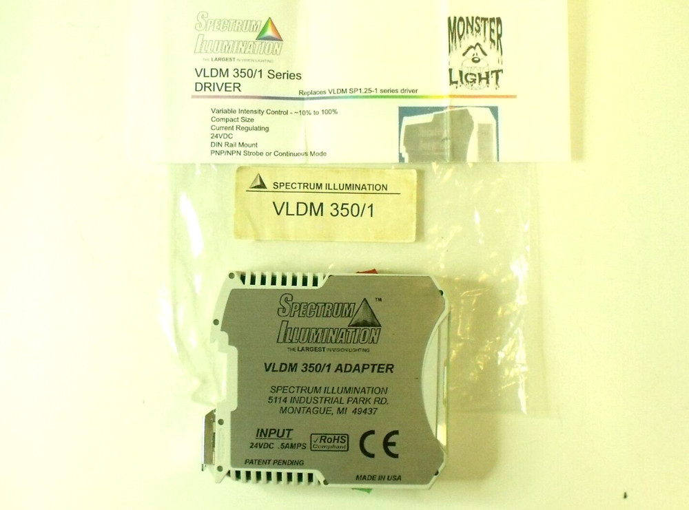 NIB Spectrum Illumination VLDM 350/1 Rev. H Monster Light Controller/Driver, 24V