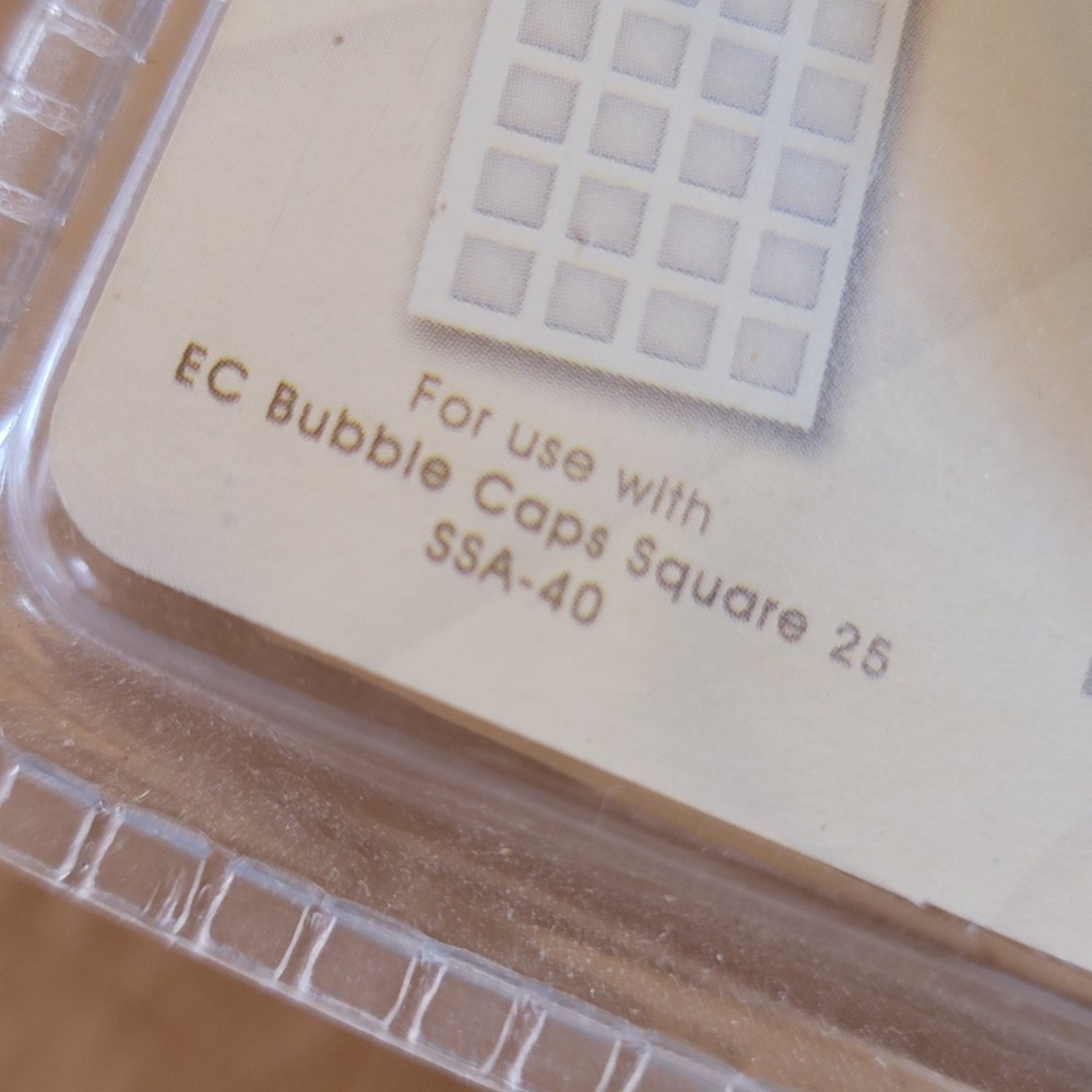 Epiphany Crafts- EC Shape Studio -Square 25-SST-38- Button Tool Punch- New