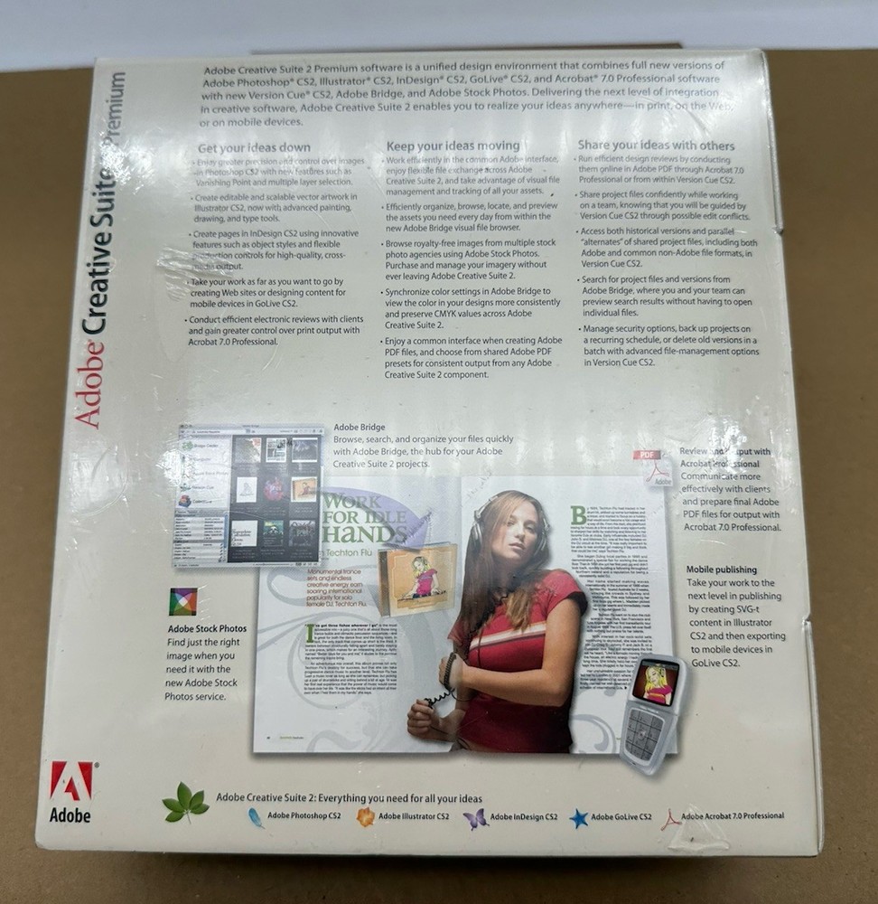 Adobe Creative Suite 2 Premium 18040501 MAC Edition - Sealed New