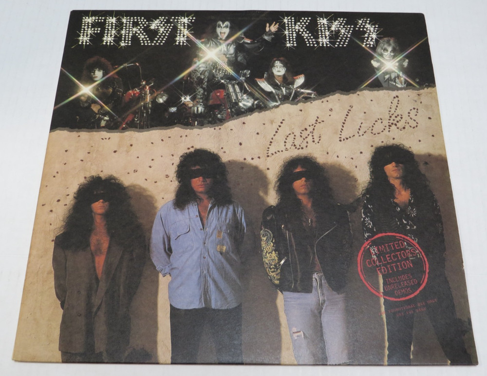 KISS FIRST KISS LAST LICKS PROMO LP VINYL RECORD 1989 LESS THAN 800