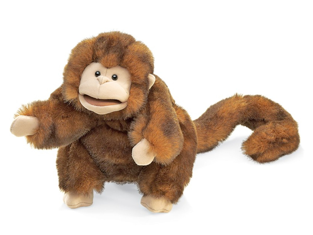 Folkmanis Monkey Hand Puppet MINT