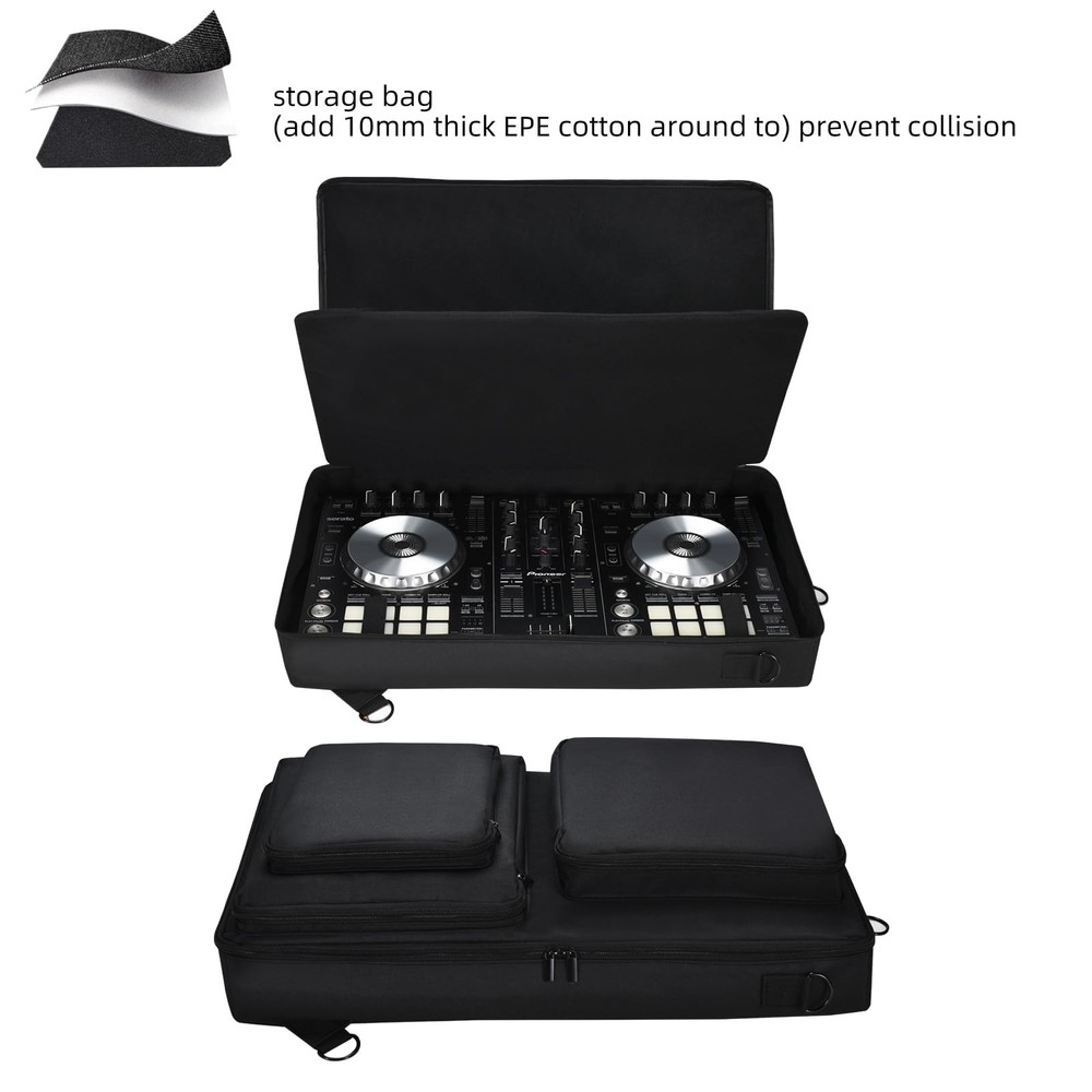 Universal DJ Controller Travel Case - Compatible with Pioneer DDJ-SR/SR2, Her...