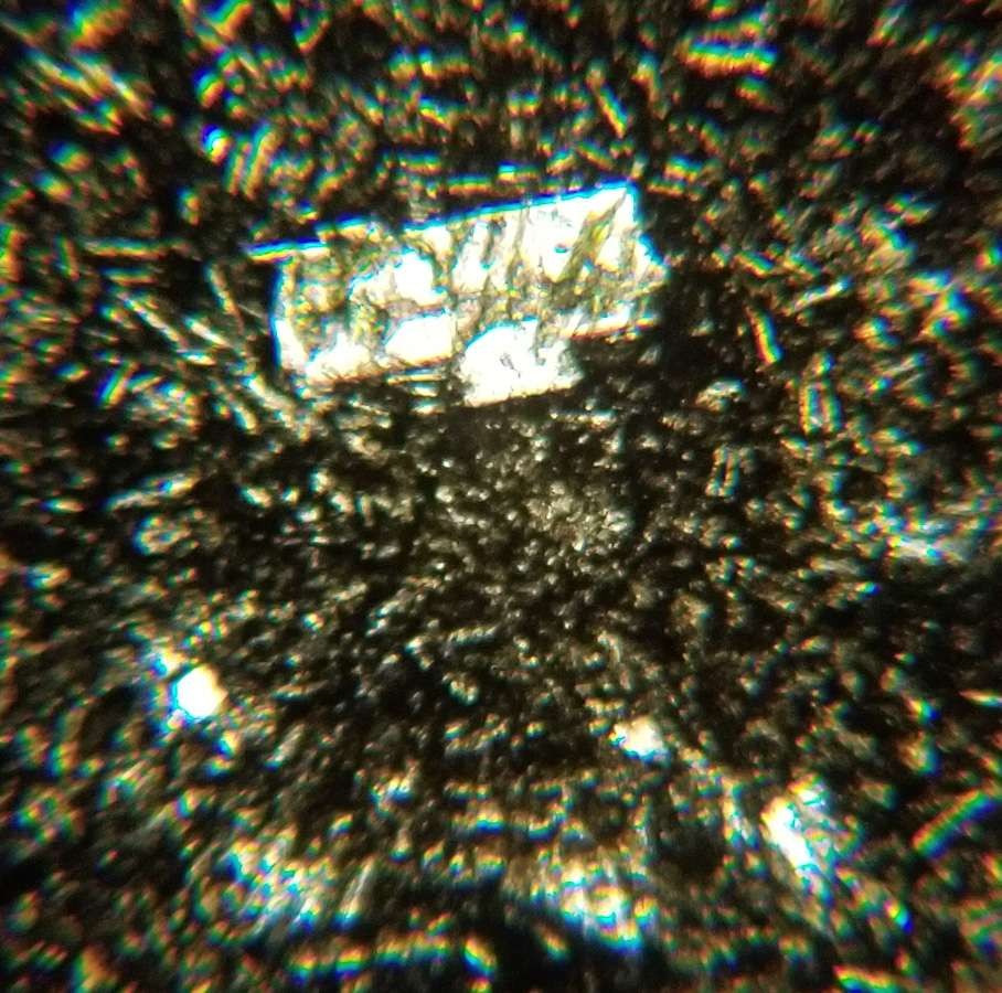 Thin-section Mount from IRDP Borehole Petrographic Microscope Slide IRDP 1025.90