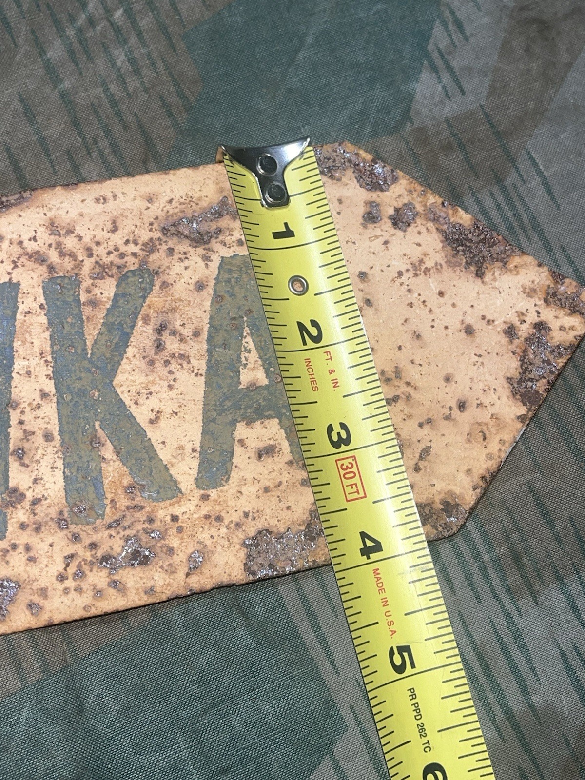 WW2 German Original Gorlowka Road Sign