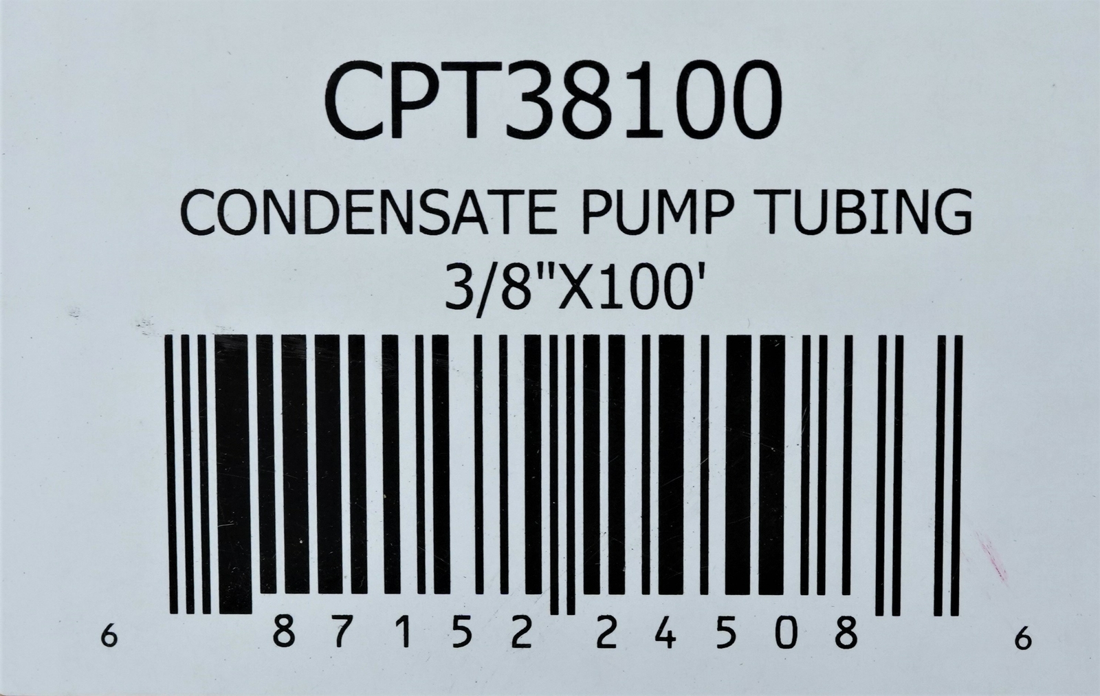 Condensate Pump Vinyl Drain Tubing 3/8 inch X 100 feet