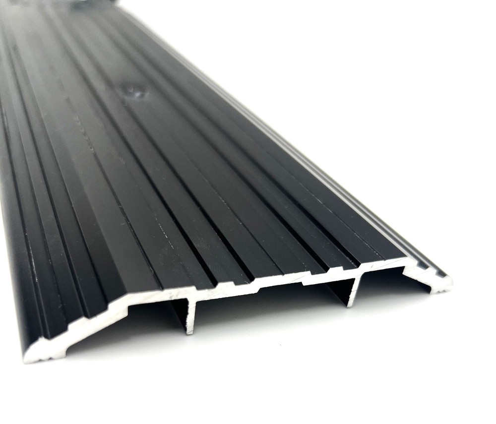 CBW Black Anodized Aluminum Threshold 4 Wide 1/2" Height