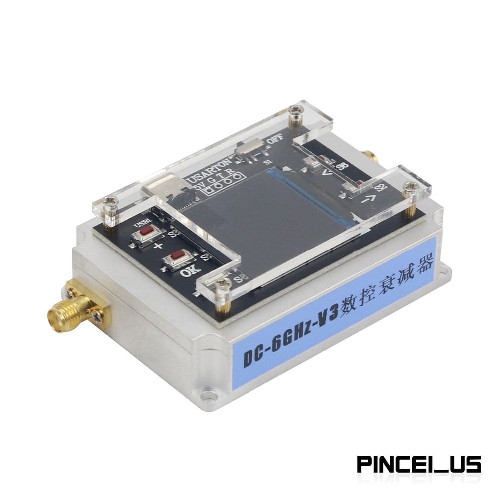DC-6GHZ 90DB Programmable Attenuator Module RF Attenuator 0.25DB ATT-6000V3.0