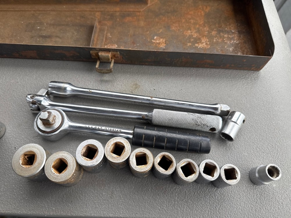 Wright Tool Socket Set with Ratchets and Extensions