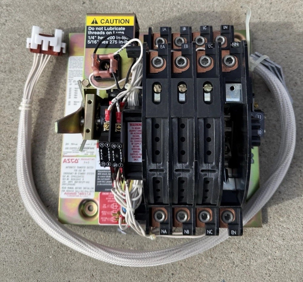 ASCO 940 Automatic Transfer Switch Panel