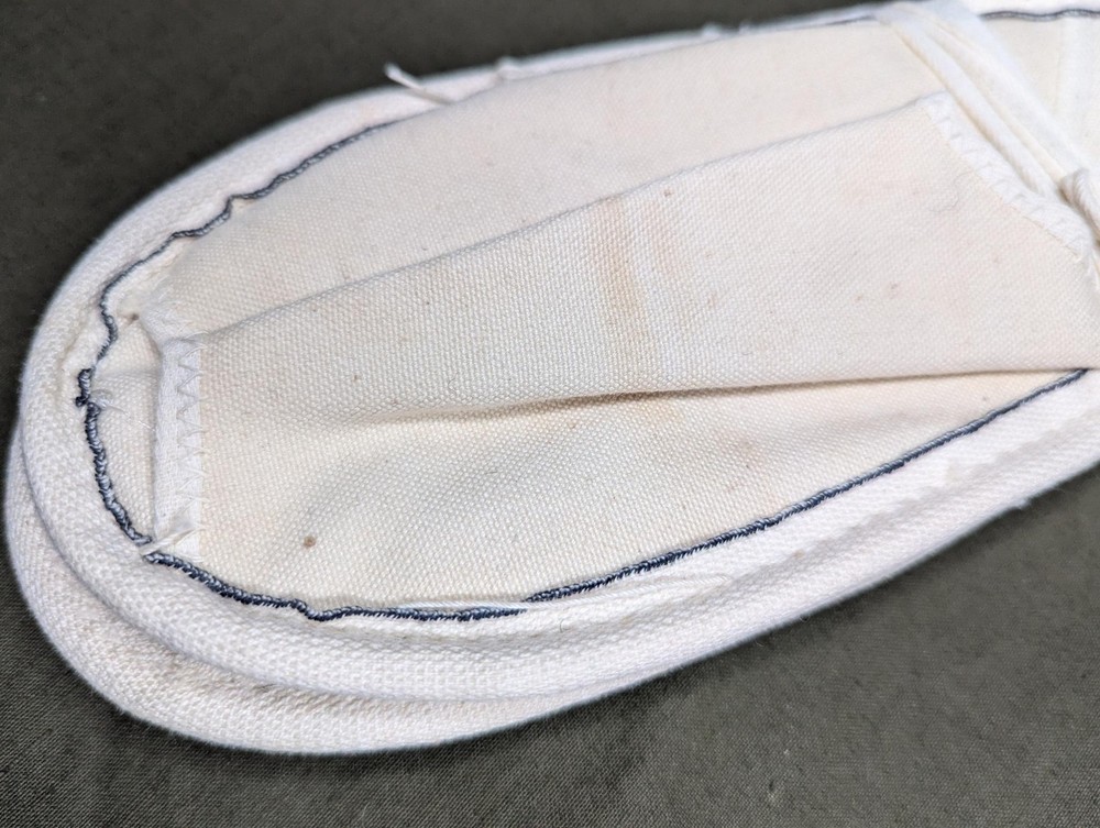 Vintage WWII era US Hospital Slippers Medical Shoes Medium 1940s New Old Stock