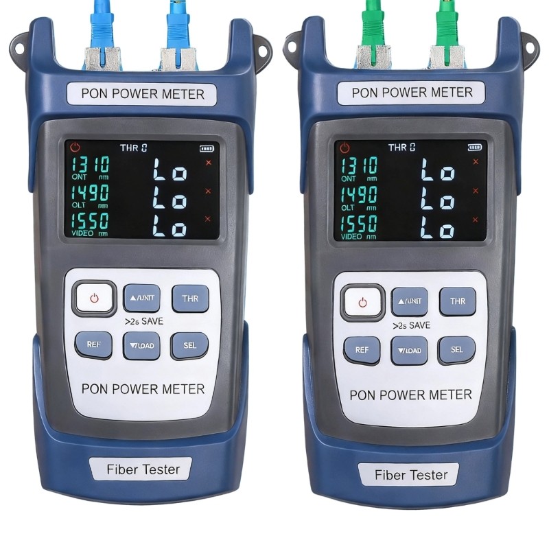 Handheld PON Opticals Power Meter High Precisions Fiber Networking Testing Tool