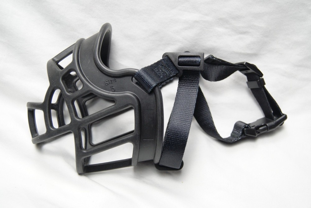 dog soft basket muzzle size 5 humanized silicone