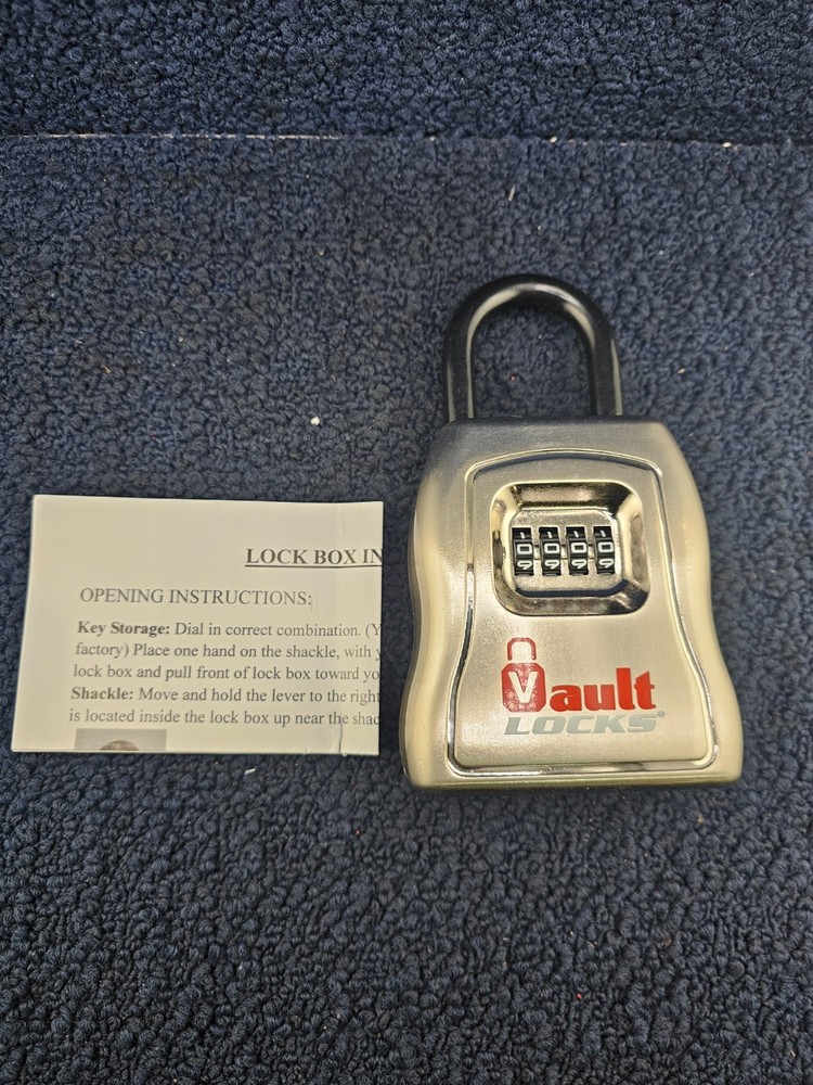 VaultLOCKS® Anti-theft Silver Lock Box For Locking Shackle Extra Secure