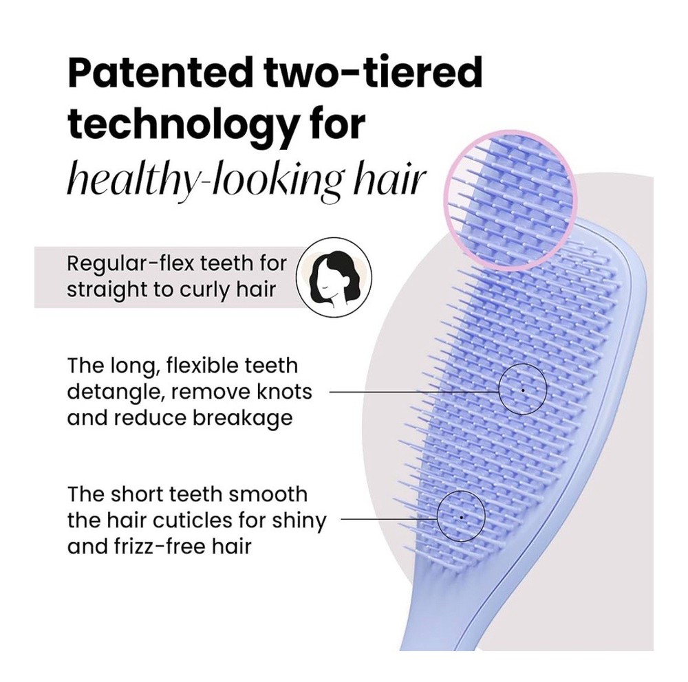Purple Tangle Teezer Detangling Brush