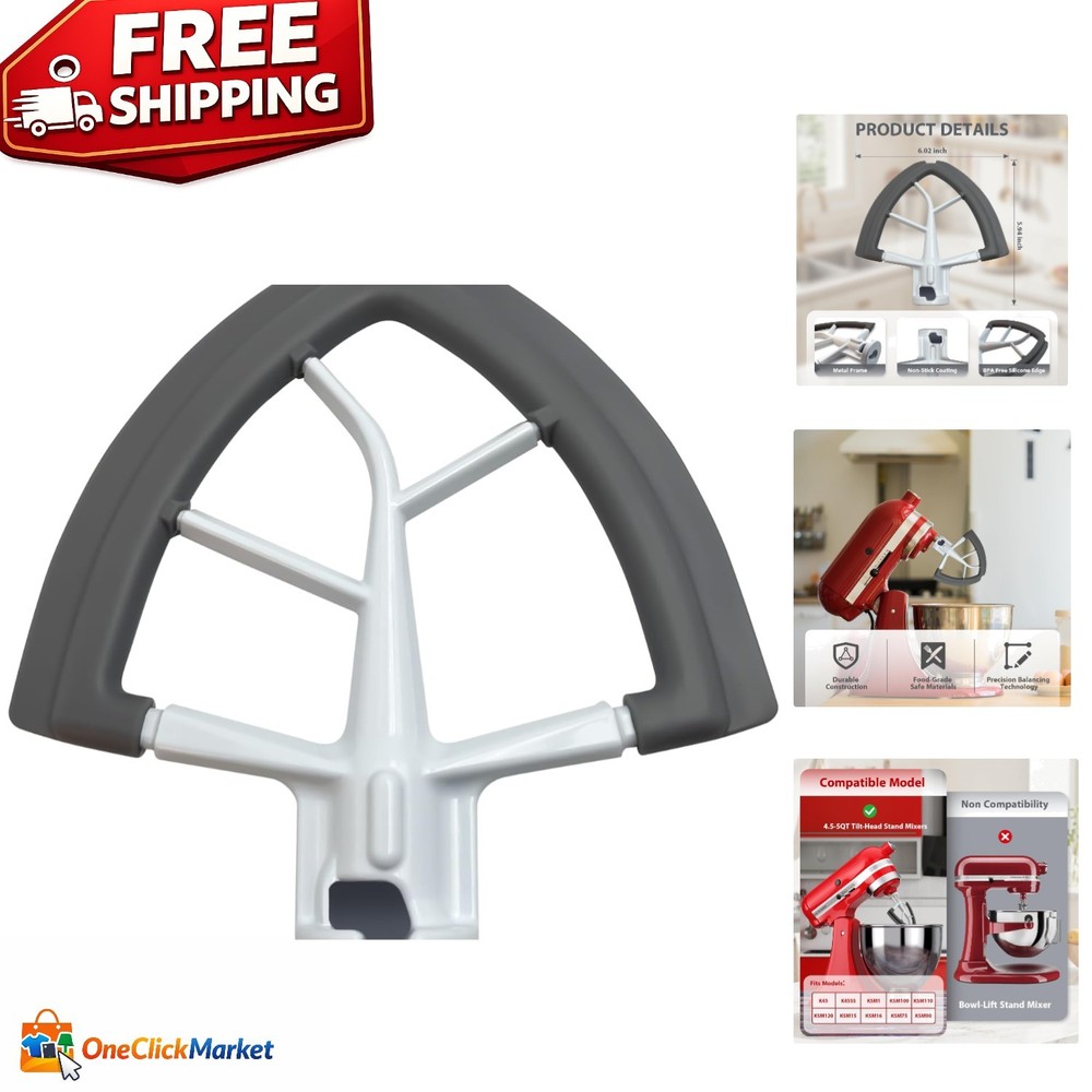 Versatile Flex Edge Beater for Tilt Head Mixers - Budget-Friendly Kitchen Tool