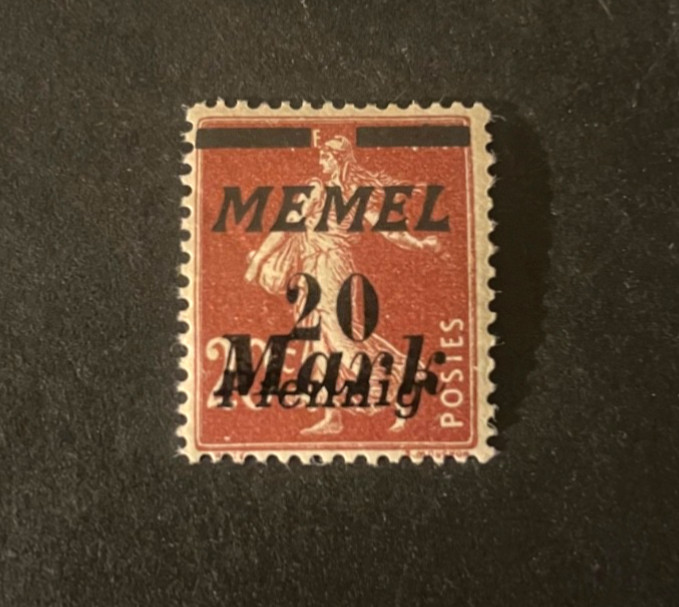 Stamps Memel Scott #94 never hinged