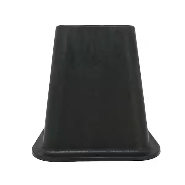 6 Inch Bed Risers 4-Pack Durable Heavy Duty Construction Ensures Black Accessory