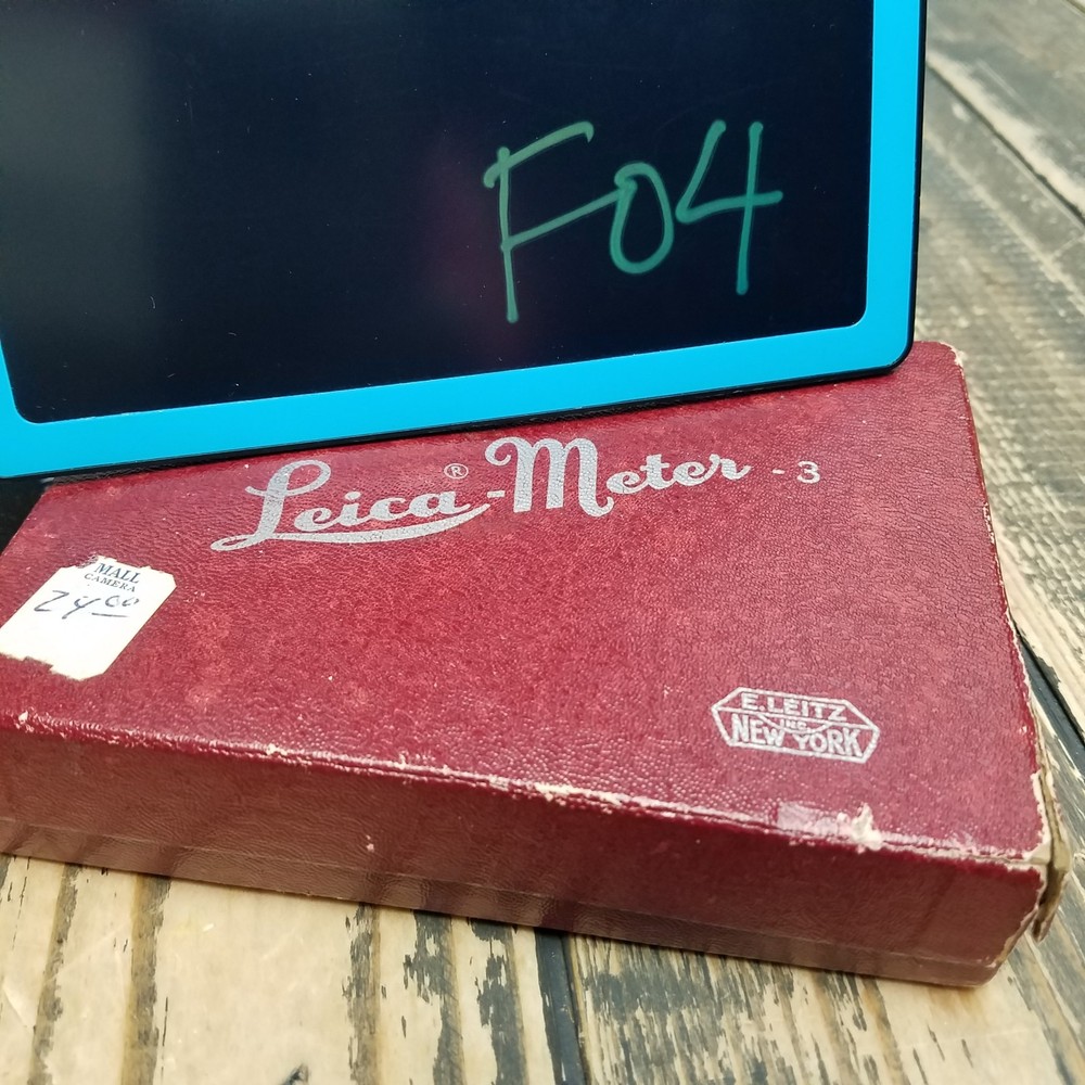 Leica Meter 2 Exposure Meter in Meter 3 BOX Made Germany **READ INFO**