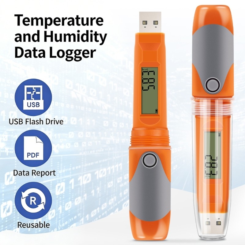 Professional Temperature Humidness Data Logger For Cold Chain With