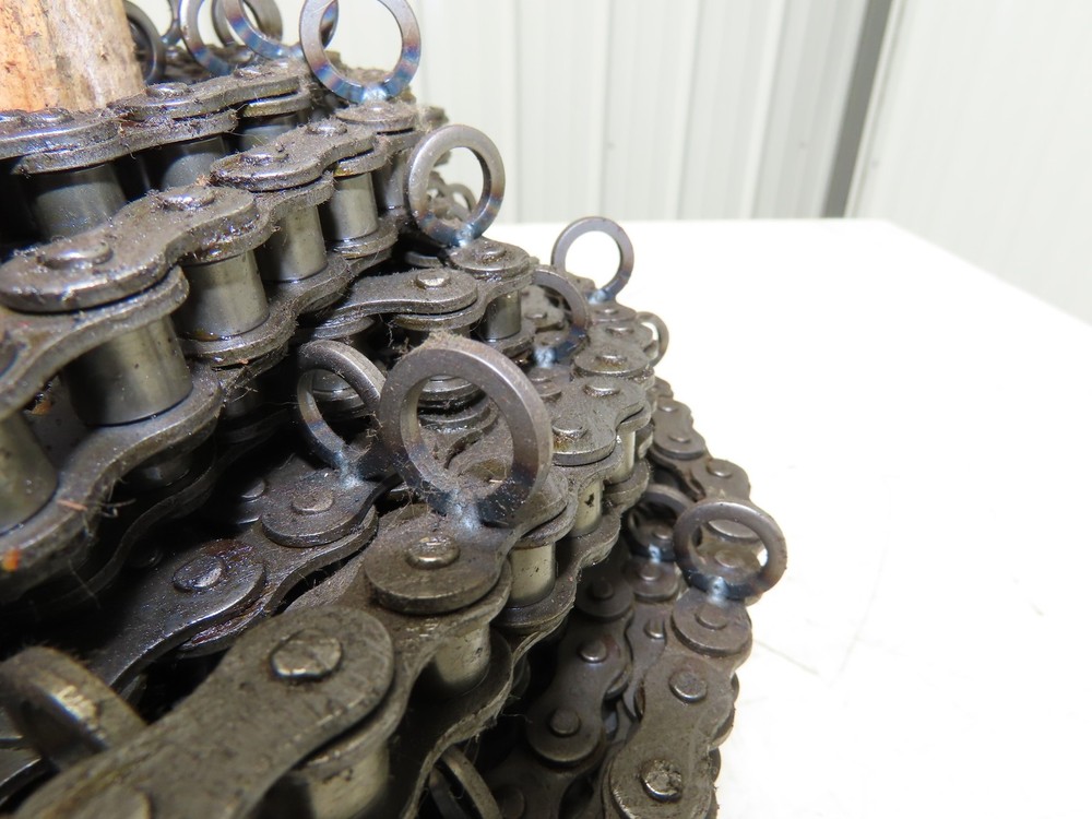 Dematic FMH 20052-000 Cable Chain Loop Ring Attachment #50 Roller Chain 80Ft
