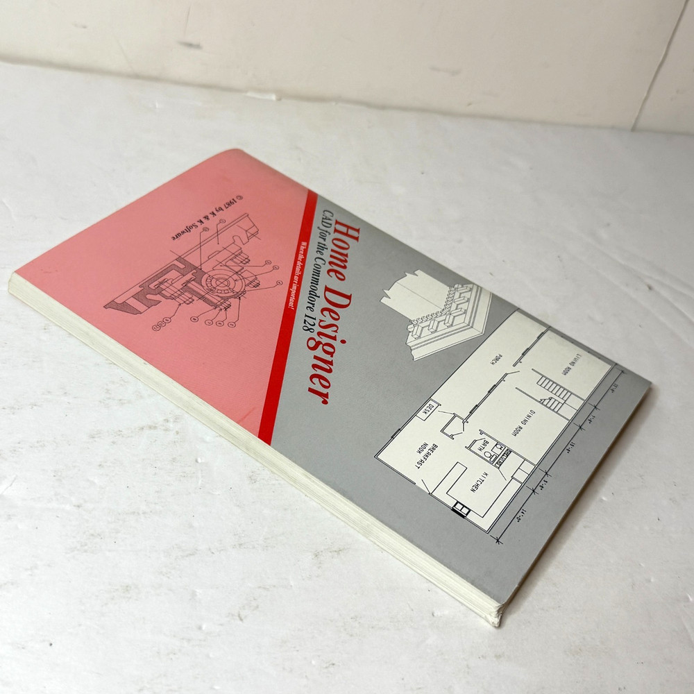 Home Designer CAD for the Commodore 128 ©1987 K&K Software
