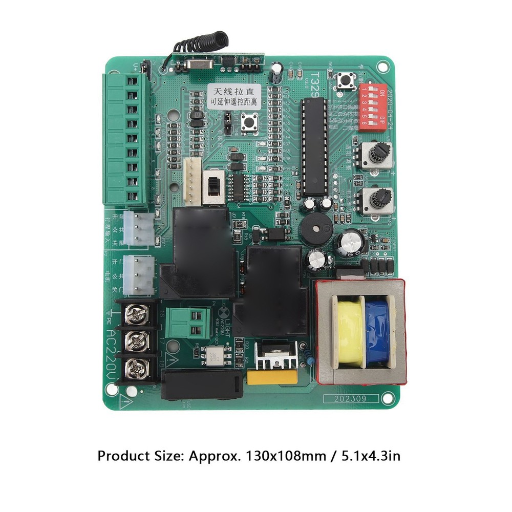 Universal Circuit Control Board For Sliding Gate Opener Main Electronic Control